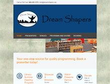 Tablet Screenshot of dreamshapers.org